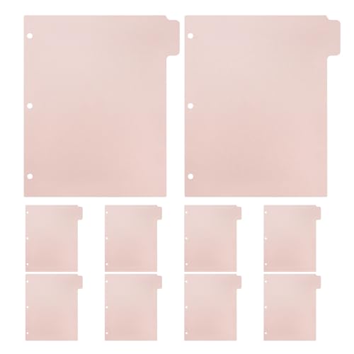 DIYEAH 10-teiliges Set A4 Ordner-Register mit Einstecklaschen, Kunststoff-Trennblätter für Ringbücher, Notizhefte und Planer DIYEAH 10-teiliges Set A4 Ordner-Register mit Einstecklaschen, Kunststoff-Trennblätter für Ringbücher, Notizhefte und Planer von DIYEAH