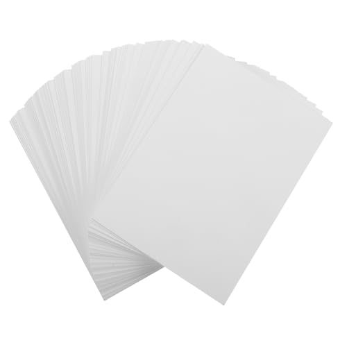 DIYEAH 100 Blatt Blätter Fotopapier Einladung Druckpapiere Bildpapier für Drucker Bilder druckerpapier glossy paper tintendrucker werbung advlue Broschürenpapier Hochglanzpapier Weiß von DIYEAH