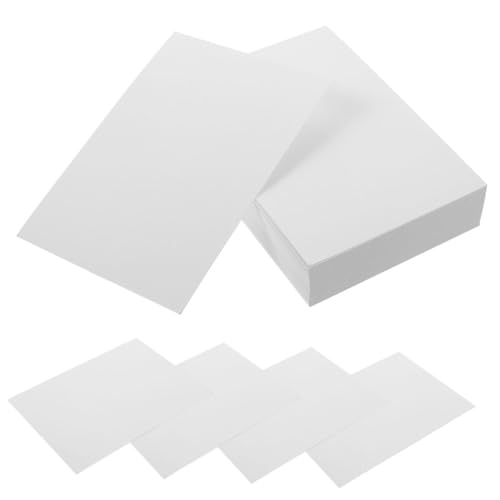 DIYEAH 100 Blatt Blätter Fotopapier Einladung Papier in Fotoqualität leer fotografisch Hochzeit farbiges Papier schmucklos druckerpapier Hochglanzpapier Broschürenpapier Druckpapiere Weiß von DIYEAH