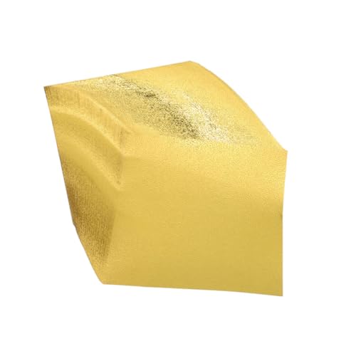 DIYEAH 100 Blatt Einseitiges Perlmutt-Origami Origami -Papier Baupapier verschiedene Farben Taschentuch papierschere pauspapier quadratisches Faltpapier Origami-Papier für Kunst Golden von DIYEAH