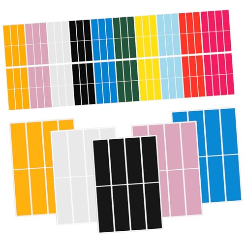 DIYEAH 100 Blatt Farbetikettenaufkleber Farbige Klassifizierungsaufkleber kleine Aufkleber Etiketten kleine Etikettenaufkleber groß leere klebeetiketten Haftnotizen-Aufkleber Papier von DIYEAH