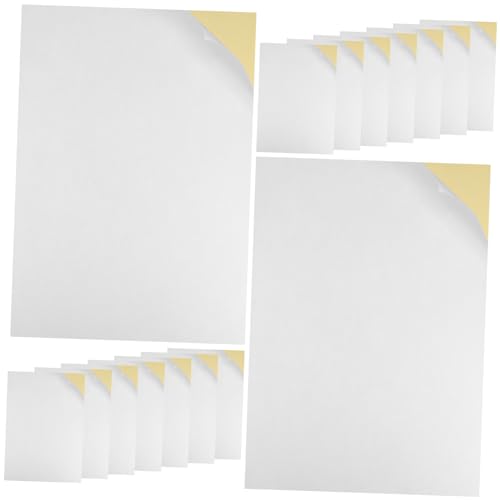DIYEAH 100 Blatt Klebeetikett Druckerpapier Leer Bedruckbares Aufkleberpapier Aufkleberetiketten Für Drucker Glänzendes Aufkleberpapier Adressetiketten Weiß Selbstklebendes Papier DIYEAH 100 Blatt Klebeetikett Druckerpapier Leer Bedruckbares Aufkleberpapier Aufkleberetiketten Für Drucker Glänzendes Aufkleberpapier Adressetiketten Weiß Selbstklebendes Papier von DIYEAH