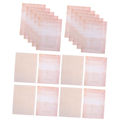 DIYEAH 100 Blatt Vintage Briefpapier mit Dekorativem Rand Doppelseitiges Retro Schreibpapier für Diy Journaling Kreative Projekte und Korrespondenz von DIYEAH