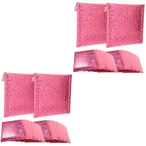 DIYEAH 100 Selbstklebende Versandtaschen mit Luftpolster Stoßdämpfende Schaumstoffbeutel für Kleinen Versand Robuste Verpackungstaschen für Schmuck Schlüssel Karten Praktische von DIYEAH