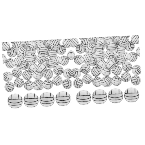 DIYEAH 100 Stk. Silikon Bastelperlen DIY Schmuck Bastelperlen Kleine Perlen für Armbänder Halsketten Schmuckherstellung Zubehör von DIYEAH