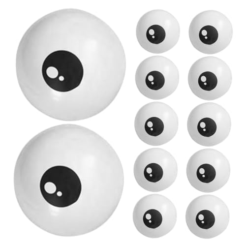 DIYEAH 100 Stück Augenballon Augapfel Augäpfel Halloween- Ballon Mit Bösen Augen Latex-halloween-ballons Halloween-dekorationsballons Halloween-luftballons Aus Latex Weiß Emulsion von DIYEAH