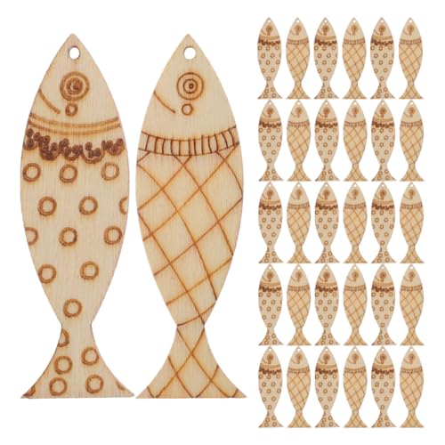 DIYEAH 100 Stück Bemalter Fischanhänger Fischausschnitt Holzausschnitte Ozeanschmuck Holz handwerklicher Fisch leere Holzformen zum Basteln Holzformen für Handwerk Pappelbrett DIYEAH 100 Stück Bemalter Fischanhänger Fischausschnitt Holzausschnitte Ozeanschmuck Holz handwerklicher Fisch leere Holzformen zum Basteln Holzformen für Handwerk Pappelbrett von DIYEAH