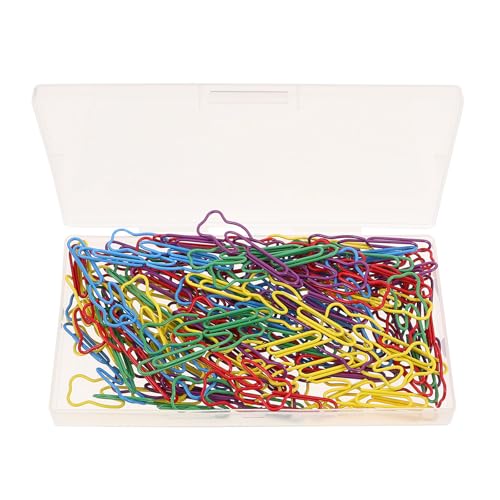 DIYEAH 100 Stück Büroklammern: Bunte Büroklammern in Zahnform für Bürohandwerk – Dekorative Briefpapierklammern aus Eisen für Tagebücher, Notizen und Scrapbooking DIYEAH 100 Stück Büroklammern: Bunte Büroklammern in Zahnform für Bürohandwerk – Dekorative Briefpapierklammern aus Eisen für Tagebücher, Notizen und Scrapbooking von DIYEAH