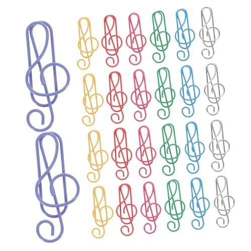 DIYEAH 100 Stück Bunte Musiknoten Büroklammern Cartoon Paper Clamp Kreative Dokumenten Clips Markierungsklammern für Schule Büro Organisation DIYEAH 100 Stück Bunte Musiknoten Büroklammern Cartoon Paper Clamp Kreative Dokumenten Clips Markierungsklammern für Schule Büro Organisation von DIYEAH