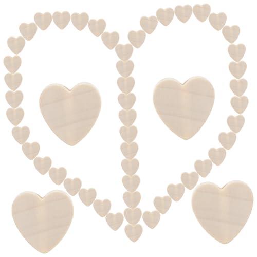 DIYEAH 100 Stück DIY Herz Holzperlen Herz Abstandshalterperlen für Armbänder und Bastelmaterialien für Schmuckherstellung und Kreative Projekte DIYEAH 100 Stück DIY Herz Holzperlen Herz Abstandshalterperlen für Armbänder und Bastelmaterialien für Schmuckherstellung und Kreative Projekte von DIYEAH