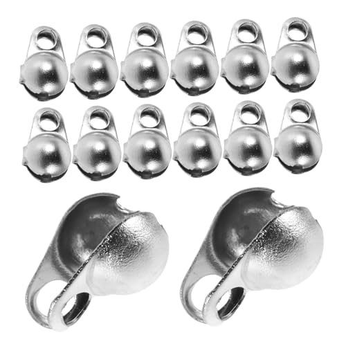 DIYEAH 100 Stück Edelstahl-schmuckverschlüsse Für Die Herstellung Von Halsketten Und Armbändern, Halsketten-anschlussanhänger Für Bastelbedarf Und Zubehör von DIYEAH