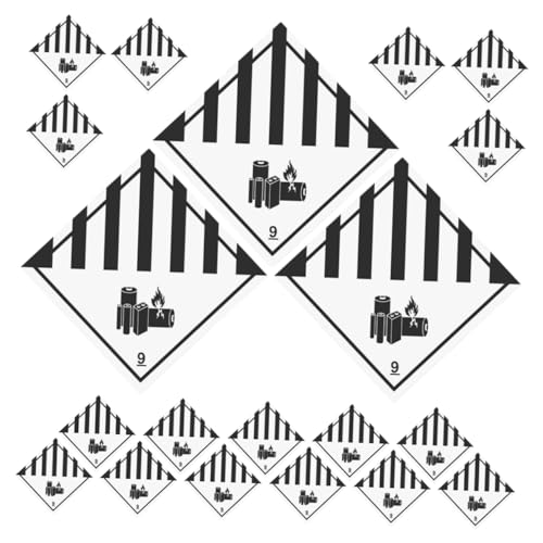 DIYEAH 100 Stück Etiketten Etikettenaufkleber Selbstklebende Vinyl Aufkleber Gefahrgut Versandetiketten Gefahrgut Etikett Klassifizierungszeichen Gefahrgut Aufkleber Schwarze DIYEAH 100 Stück Etiketten Etikettenaufkleber Selbstklebende Vinyl Aufkleber Gefahrgut Versandetiketten Gefahrgut Etikett Klassifizierungszeichen Gefahrgut Aufkleber Schwarze von DIYEAH