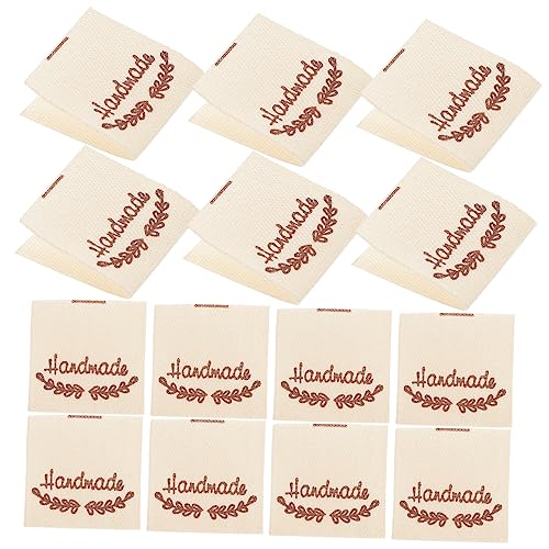 DIYEAH 100 Stück Handgefertigtes Etikett Stoff Stricken Handgefertigte Etiketten Nähetiketten Personalisiert Kleidungsetiketten Personalisierte Nähetiketten Handgefertigte Tags Baumwolle DIYEAH 100 Stück Handgefertigtes Etikett Stoff Stricken Handgefertigte Etiketten Nähetiketten Personalisiert Kleidungsetiketten Personalisierte Nähetiketten Handgefertigte Tags Baumwolle von DIYEAH