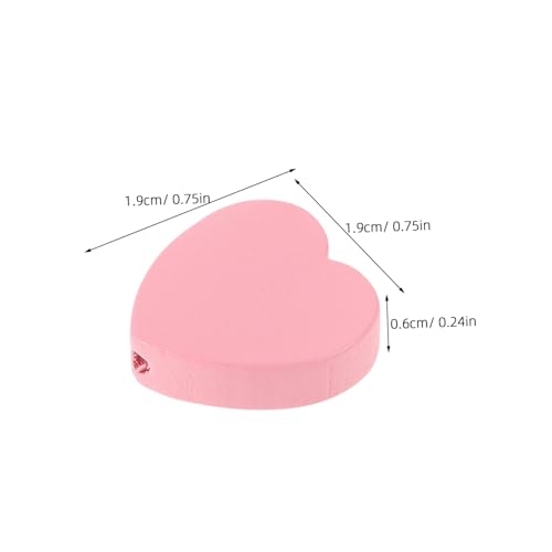 DIYEAH 100 Stück Herzförmige Holzperlen für Schmuckherstellung Valentinstag Diy Basteln Natürliche Holzherzen Pastellfarben Kreative Perlen für Armbänder Makramee Zubehör DIYEAH 100 Stück Herzförmige Holzperlen für Schmuckherstellung Valentinstag Diy Basteln Natürliche Holzherzen Pastellfarben Kreative Perlen für Armbänder Makramee Zubehör von DIYEAH