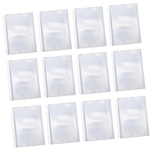 DIYEAH 100 Stück Innentasche Für Ordner Taschen Mappen Für Hefter Fächer Durchsichtige Papierhüllen Beutel Mit Losen Blättern Dokumententasche Wird Geladen Bindemittel Transparent Plastik DIYEAH 100 Stück Innentasche Für Ordner Taschen Mappen Für Hefter Fächer Durchsichtige Papierhüllen Beutel Mit Losen Blättern Dokumententasche Wird Geladen Bindemittel Transparent Plastik von DIYEAH