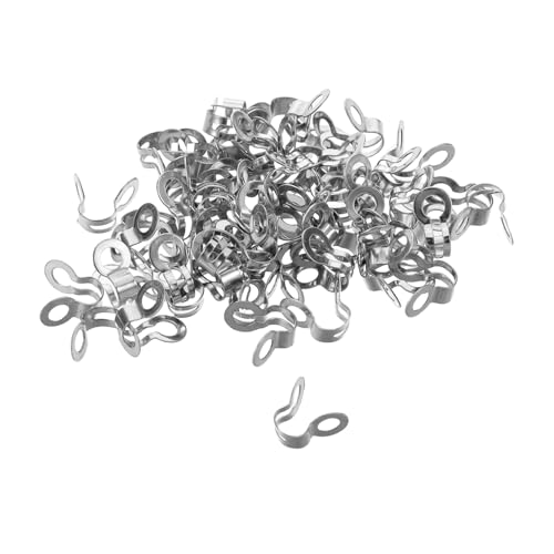 DIYEAH 100 Stück Kugelkette Verbinder für Schmuckherstellung Deckenventilatoren und Lampenzug Silber Vielseitig Einsetzbar Sicher und Elegant von DIYEAH