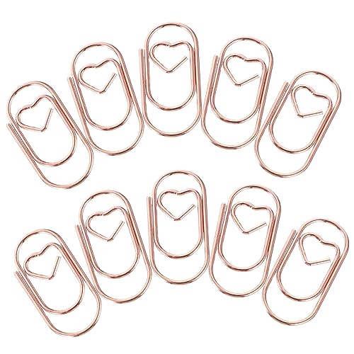 DIYEAH 100 Stück Metall Klammern Kleine Büroklammern Roségold Robuste Clips für Dokumente Fotos und Notizen Hochwertige Bürobedarf für Schule und Büro DIYEAH 100 Stück Metall Klammern Kleine Büroklammern Roségold Robuste Clips für Dokumente Fotos und Notizen Hochwertige Bürobedarf für Schule und Büro von DIYEAH