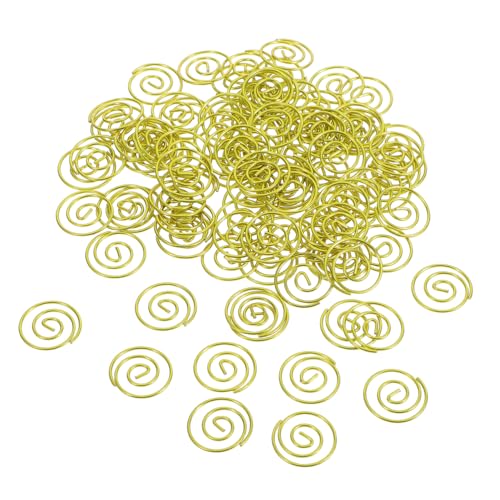 DIYEAH 100 Stück Metall Rundbüroklammern Kleine Runde Spiral Büroklammern Stabile Dokumentenklammern Wiederverwendbare Papierhalter Für Büro Schule Organisieren DIYEAH 100 Stück Metall Rundbüroklammern Kleine Runde Spiral Büroklammern Stabile Dokumentenklammern Wiederverwendbare Papierhalter Für Büro Schule Organisieren von DIYEAH