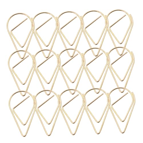 DIYEAH 100 Stück Mini Büroklammern aus Metall Kreative Dekorative Papierclips im Design für Büro Schule und Zuhause Stabil und Leicht zu Lagern von DIYEAH