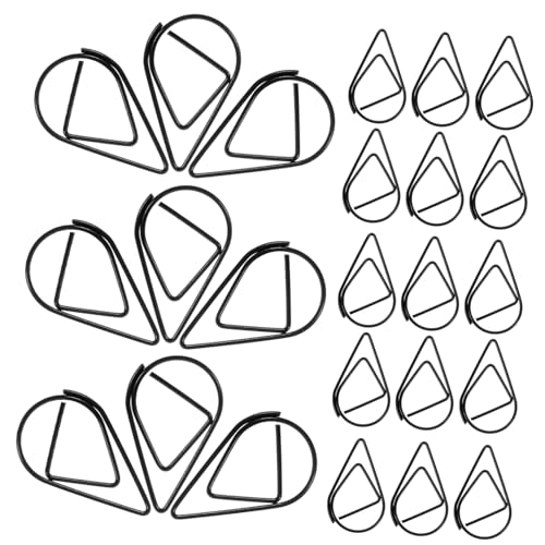 DIYEAH 100 Stück Mini Papierclips Kreative Kleine Büroklammern Tropfenform für Dokumente Notizen Verspielte Lesezeichen Vielseitig und Robust DIYEAH 100 Stück Mini Papierclips Kreative Kleine Büroklammern Tropfenform für Dokumente Notizen Verspielte Lesezeichen Vielseitig und Robust von DIYEAH