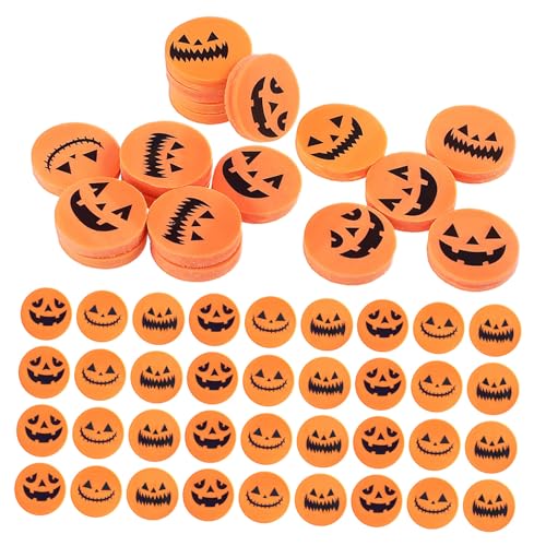 DIYEAH 100 Stück Mini Radiergummis Halloween Kreative Kürbis Radiergummis im Vielseitige Partygeschenke und Klassenraum Belohnungen DIYEAH 100 Stück Mini Radiergummis Halloween Kreative Kürbis Radiergummis im Vielseitige Partygeschenke und Klassenraum Belohnungen von DIYEAH