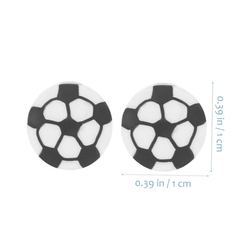 DIYEAH 100 Stück Polymer Clay Fußball Perlen Runde DIY Bastelperlen mit Glatter Oberfläche Vielseitig für Armbänder Halsketten und Schmuckherstellung Leicht zu Tragen und Auffädeln DIYEAH 100 Stück Polymer Clay Fußball Perlen Runde DIY Bastelperlen mit Glatter Oberfläche Vielseitig für Armbänder Halsketten und Schmuckherstellung Leicht zu Tragen und Auffädeln von DIYEAH