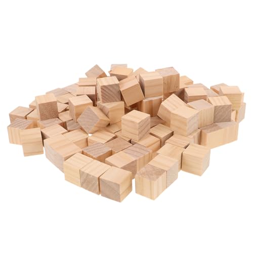 DIYEAH 100 Stück Quadratische Holzbausteine Natürliche Unbehandelte Holzwürfel für Basteln Diy Malen Stapeln von Kreativität Räumlichem und Motorischen Fähigkeiten Holzklötze für Schule DIYEAH 100 Stück Quadratische Holzbausteine Natürliche Unbehandelte Holzwürfel für Basteln Diy Malen Stapeln von Kreativität Räumlichem und Motorischen Fähigkeiten Holzklötze für Schule von DIYEAH