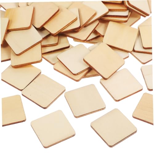 DIYEAH 100 Stück Quadratische Holzplättchen Natürliche Unbehandelte Holzstücke für DIY Bastelprojekte zum Bemalen Schnitzen Dekorieren und Hängen Sichere Holzteile für Heimwerker DIYEAH 100 Stück Quadratische Holzplättchen Natürliche Unbehandelte Holzstücke für DIY Bastelprojekte zum Bemalen Schnitzen Dekorieren und Hängen Sichere Holzteile für Heimwerker von DIYEAH