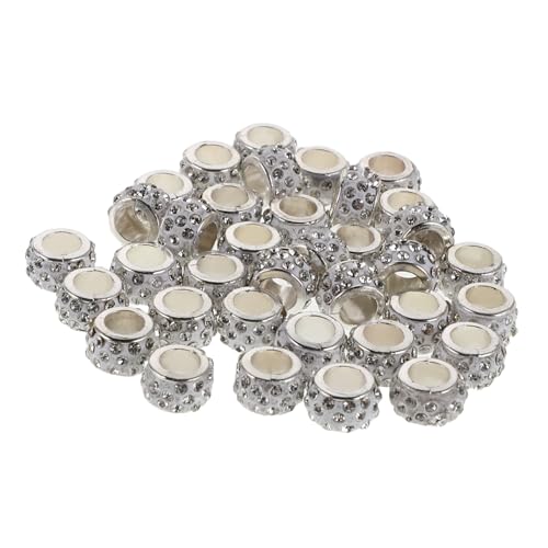 DIYEAH 100 Stück Rhinestone Polymer Spacer Perlen für Schmuckherstellung Bastelmaterial für Armbänder Stifte und Diy Projekte DIYEAH 100 Stück Rhinestone Polymer Spacer Perlen für Schmuckherstellung Bastelmaterial für Armbänder Stifte und Diy Projekte von DIYEAH
