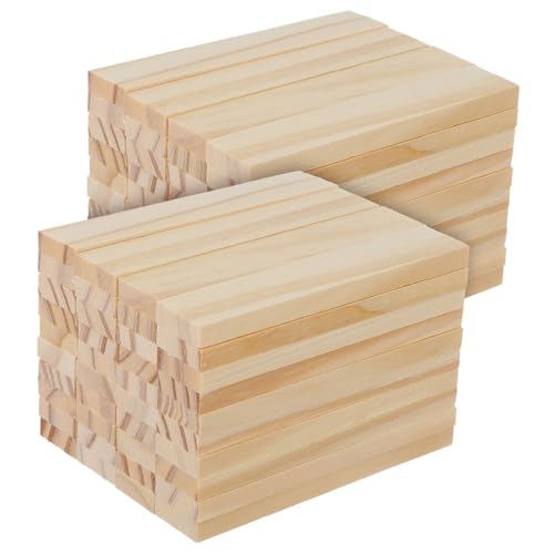 DIYEAH 100 Stück Stapelbare Holzstreifen für Kindergarten und Vorschule für Diy Projekte und Gemeinsames Lernen DIYEAH 100 Stück Stapelbare Holzstreifen für Kindergarten und Vorschule für Diy Projekte und Gemeinsames Lernen von DIYEAH