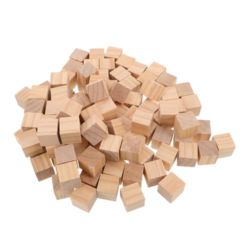 DIYEAH 100 Stück Unbehandelte Holz Würfel Natürliche Quadratische Holzblöcke Stapelbar für Diy Basteln Pädagogisch Heim Schule Büro DIYEAH 100 Stück Unbehandelte Holz Würfel Natürliche Quadratische Holzblöcke Stapelbar für Diy Basteln Pädagogisch Heim Schule Büro von DIYEAH