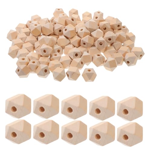 DIYEAH 100 Stück Unbehandelte Holzperlen Octagonal Diy Bastelperlen für Schmuckherstellung und Kunsthandwerk Hochwertige Spacer Perlen Naturfarbe Unbehandelt DIYEAH 100 Stück Unbehandelte Holzperlen Octagonal Diy Bastelperlen für Schmuckherstellung und Kunsthandwerk Hochwertige Spacer Perlen Naturfarbe Unbehandelt von DIYEAH