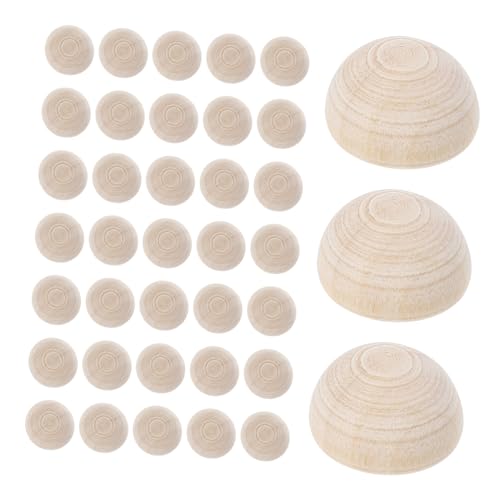 DIYEAH 100 Stück Unbehandelte Runde Holz Kugeln für Diy Projekte Natürliche Holzfarbe für Rustikale Dekorationen und Bastelarbeiten DIYEAH 100 Stück Unbehandelte Runde Holz Kugeln für Diy Projekte Natürliche Holzfarbe für Rustikale Dekorationen und Bastelarbeiten von DIYEAH