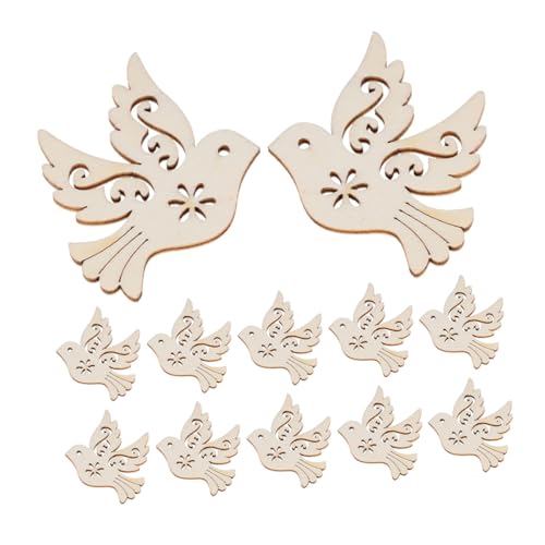 DIYEAH 100 Stück Unvollendete Holztauben Ornamente DIY Friedens Tauben Holzscheiben für Bastelarbeiten Natürliche Hölzerne Vogelanhänger zum Bemalen und Dekorieren DIYEAH 100 Stück Unvollendete Holztauben Ornamente DIY Friedens Tauben Holzscheiben für Bastelarbeiten Natürliche Hölzerne Vogelanhänger zum Bemalen und Dekorieren von DIYEAH