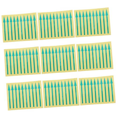 DIYEAH 100 Stück Wasserdichte Reflektierende Pfeiletiketten für Instrumententafeln Selbstklebend Langlebiges Material Präzise Anzeige für Feuchte Umgebungen Grüne Pfeilmarkierungen DIYEAH 100 Stück Wasserdichte Reflektierende Pfeiletiketten für Instrumententafeln Selbstklebend Langlebiges Material Präzise Anzeige für Feuchte Umgebungen Grüne Pfeilmarkierungen von DIYEAH
