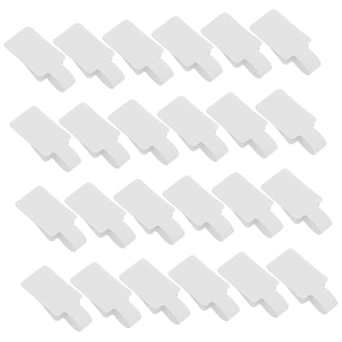 DIYEAH 100 Stück Weiße Rechteckige Preisschilder Selbstklebend Beschriftbare Schmuck etiketten Handschriftfreundliche Aufkleber für Preisangaben Vielseitig für Schmuck und Alltagsobjekte von DIYEAH