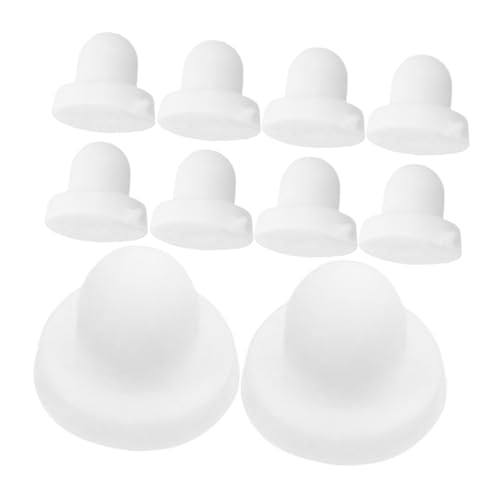 DIYEAH 100 Stück Weiße Silikon Ohrstopfen für Schmuckherstellung Ohrstecker Sicherheitspads für Diy Projekte für Frauen und Bastelzubehör DIYEAH 100 Stück Weiße Silikon Ohrstopfen für Schmuckherstellung Ohrstecker Sicherheitspads für Diy Projekte für Frauen und Bastelzubehör von DIYEAH