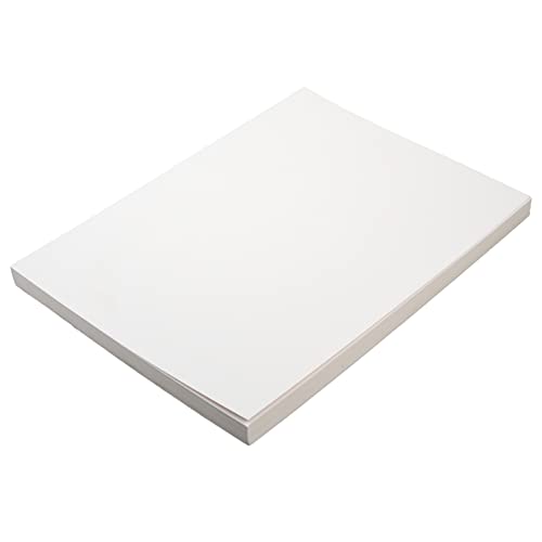 DIYEAH 100 Stück handgemachte Marmelade papierschere pauspapier white cards schulzeug schrenzpapier für bunt Pastell farbig Faltpapier selber machen DIY-Bastelpapier Papierstau Weiß von DIYEAH