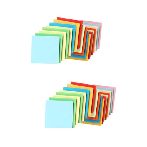 DIYEAH 1000 Stk Papier Falten Buntes Papier Origami Konstruktionspapier Handgeschöpftes Papier Papierfalten Blatt Handbuch Kind von DIYEAH