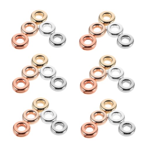 DIYEAH 1000 Stück Flache Runde Spacer Perlen Ccb Metall Abstandsperlen für Armbänder Halsketten Schmuckherstellung DIY Bastelzubehör in Gold Weiß Roségold Silber Rotkupfer DIYEAH 1000 Stück Flache Runde Spacer Perlen Ccb Metall Abstandsperlen für Armbänder Halsketten Schmuckherstellung DIY Bastelzubehör in Gold Weiß Roségold Silber Rotkupfer von DIYEAH
