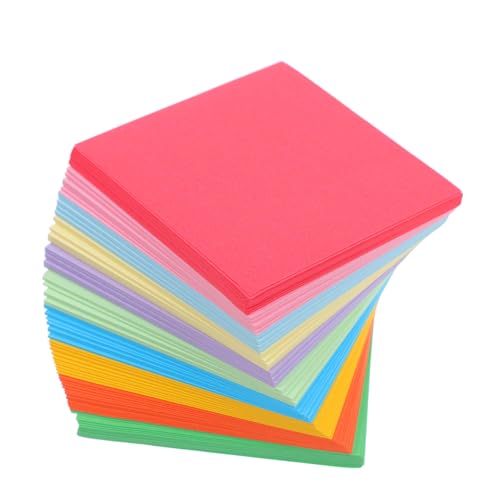 DIYEAH 1000 Stück Origami Papier Bunt Doppelseitig Einfach zu Falten für Diy Kunsthandwerk Bastelprojekte und Schulaktivitäten für Feiern und Kreative Projekte von DIYEAH