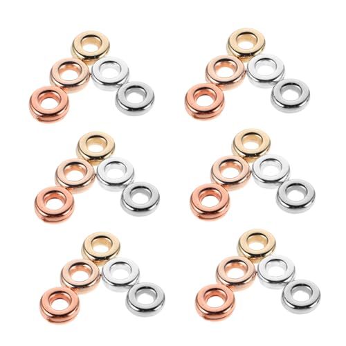 DIYEAH 1000 Stück Teiliges Flache Runde Spacer-perlen aus Ccb-material Langlebige Metallperlen für Armbänder Halsketten Ohrringe Glatte für DIY Schmuckherstellung und Bastelprojekte DIYEAH 1000 Stück Teiliges Flache Runde Spacer-perlen aus Ccb-material Langlebige Metallperlen für Armbänder Halsketten Ohrringe Glatte für DIY Schmuckherstellung und Bastelprojekte von DIYEAH