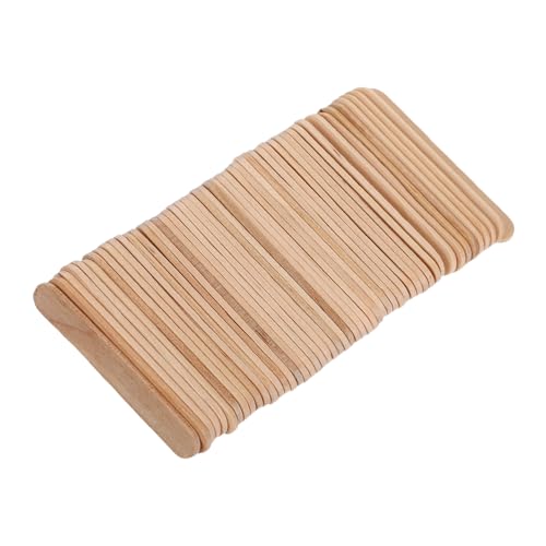 DIYEAH 1000 Stück Teiliges Holz bastelset Glatte Eisstiele aus Birkenholz für DIY Kinderhandwerk Modellbau Vielseitige Holzstäbchen zum Bemalen und Basteln Sichere Splintfreiheit von DIYEAH