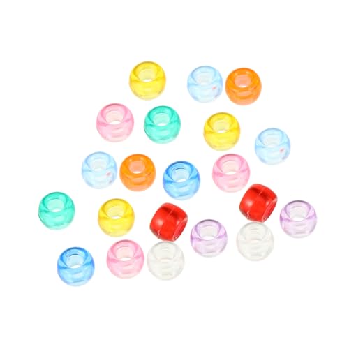 DIYEAH 1000Stücke DIY Barrelperlen mit Löchern Acryl Perlen für Armband und Halskette Transparent Farbige Mischungen Bastelmaterialien für Schmuckherstellung DIYEAH 1000Stücke DIY Barrelperlen mit Löchern Acryl Perlen für Armband und Halskette Transparent Farbige Mischungen Bastelmaterialien für Schmuckherstellung von DIYEAH