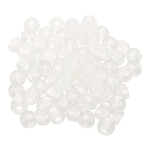 DIYEAH 1000Stücke UV Reaktive Perlen Packung Magisch Wechselnde Farben Klare Kunststoffperlen für Schmuckherstellung Farben Leuchtend im Dunkeln für DIY Armbänder von DIYEAH