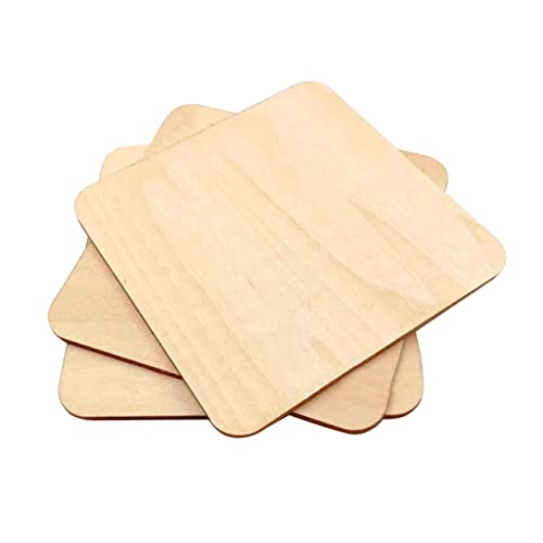 DIYEAH 100Stücke Naturholzscheiben Quadratisch Unlackiert DIY Holzstücke für Bastelarbeiten Scrapbooking Dekoration und Sicher für Projekte DIYEAH 100Stücke Naturholzscheiben Quadratisch Unlackiert DIY Holzstücke für Bastelarbeiten Scrapbooking Dekoration und Sicher für Projekte von DIYEAH