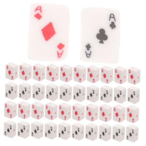 DIYEAH 100Stücke Polymer Perlen Mit Kartenspiel DIY Bastelperlen Für Armband Und Halskettenherstellung Spacer Perlen Für Schmuckdesign DIYEAH 100Stücke Polymer Perlen Mit Kartenspiel DIY Bastelperlen Für Armband Und Halskettenherstellung Spacer Perlen Für Schmuckdesign von DIYEAH