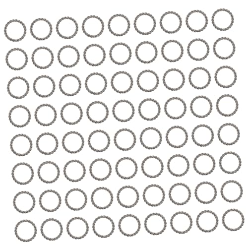 DIYEAH 100Stücke Schmuckverbinder Gewundene Sprungringe für Armbänder und DIY Schmuckherstellung Drahtstärke DIYEAH 100Stücke Schmuckverbinder Gewundene Sprungringe für Armbänder und DIY Schmuckherstellung Drahtstärke von DIYEAH
