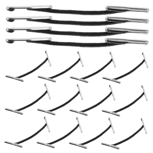 DIYEAH 100stücke Stretchschnur Mit Metallenden Elastische Kordeln Mit Widerhaken Dehnbare Schnur Für Hüte Fascinators Kleidung Und Basteln Robustes Band von DIYEAH