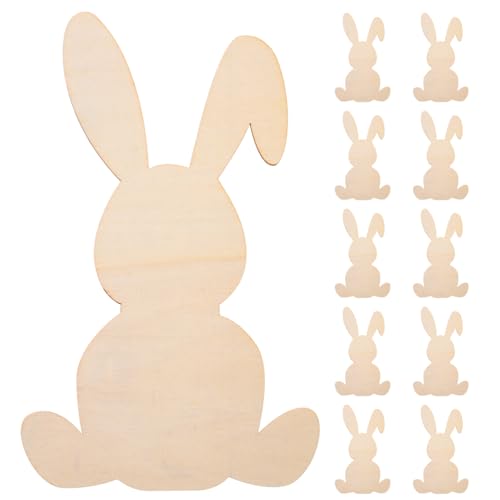 DIYEAH 10stücke Ostern Holz Hasen Cutouts Blanko Holzscheiben Für Kreative Osterdekoration Basteln Und Für Frühlingsfeiern Und Handwerksprojekte DIYEAH 10stücke Ostern Holz Hasen Cutouts Blanko Holzscheiben Für Kreative Osterdekoration Basteln Und Für Frühlingsfeiern Und Handwerksprojekte von DIYEAH